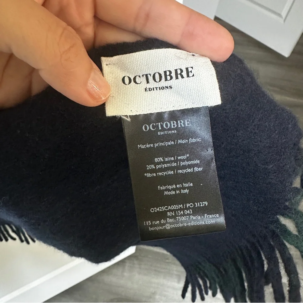 Sézane Octobre Alsek Wool Scarf